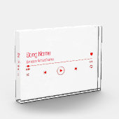 カスタマイズ可能なお気に入りの音楽 フォトブロック (左)