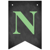 カスタマイズ可能なお祝いシミュレーション黒板 バンティングフラッグ (第3の旗)