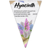 カスタマイズ可能なお祝い用ペナントバナー フラッグス バンティングフラッグ (第2の旗)