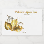カスタマイズ可能なお茶とお茶のブレンド食品ラベル フードラベル (シングルラベル)