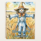 カスタマイズ可能なかかし、秋かかし、 プランナー手帳 (正面)