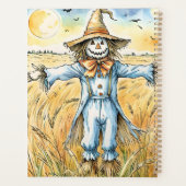 カスタマイズ可能なかかし、秋かかし、 プランナー手帳 (裏面)