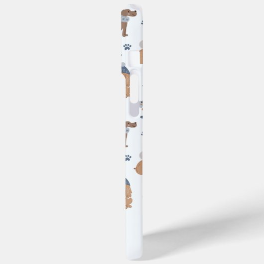 カスタマイズ可能なかわいいフレンチテリアリトリエバードッグ Case-Mate iPhoneケース (裏面 / 左)