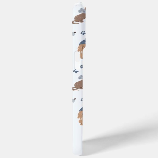 カスタマイズ可能なかわいいフレンチテリアリトリエバードッグ Case-Mate iPhoneケース (裏面 / 右)