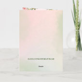 カスタマイズ可能なかわいいポメラニア犬母の日 カード (裏面)