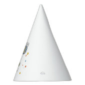 カスタマイズ可能なかわいいモンスター（バルーン付き）誕生日 パーティーハット (右)