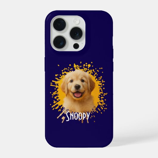 カスタマイズ可能なかわいい写真 iPhoneケース (裏面)