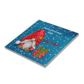 カスタマイズ可能なかわいい父クリスマス タイル (側面)