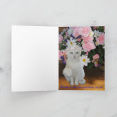 カスタマイズ可能なかわいい猫/子猫の母の日 カード (内部)