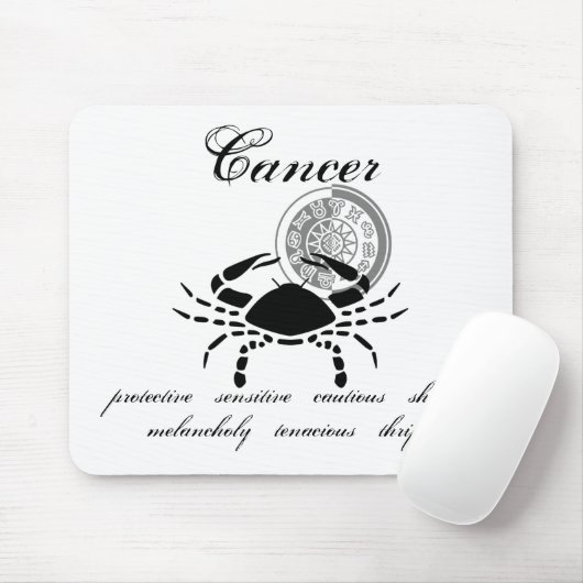 カスタマイズ可能ながんカニ形質ギリシャ – スタイル〔占星術の〕十二宮図 マウスパッド (マウス)
