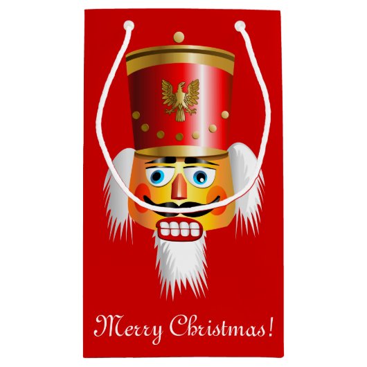 カスタマイズ可能なくるみ割り スモールペーパーバッグ (裏面)