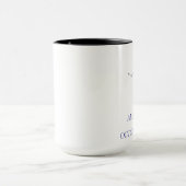 カスタマイズ可能なてんびん座の星座マグカップ マグカップ (中央)