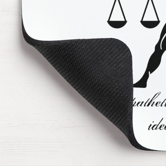 カスタマイズ可能なはかりで測ライブラリ特性ギリシャ語 – スタイル マウスパッド (コーナー)