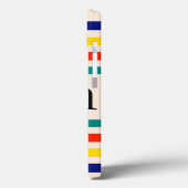 カスタマイズ可能なはっきりしたヴィンテージストライプのiPadエアケース Case-Mate iPhoneケース (裏面 / 左)