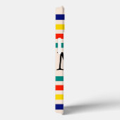 カスタマイズ可能なはっきりしたヴィンテージストライプのiPadエアケース Case-Mate iPhoneケース (裏面 / 右)