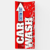 カスタマイズ可能なはっきりした洗車バブ広告リー 横断幕 (縦)