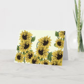 カスタマイズ可能なひまわりすべての行事グリーティングカード カード (正面)