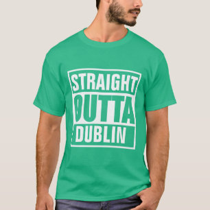 カスタマイズ可能なまっすぐなOuttaダブリン Tシャツ