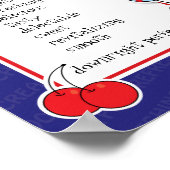 カスタマイズ可能なアイスクリームコーンポスター ポスター (角)