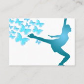 カスタマイズ可能なアイススケートの名刺-! 名刺 (裏面)