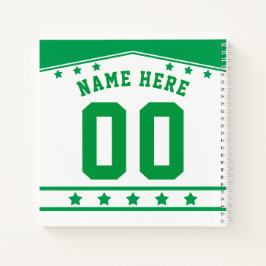 カスタマイズ可能なアイスホッケージャージーノートブック ノートブック