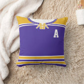 カスタマイズ可能なアイスホッケージャージーピロークッション クッション (ブランケット)