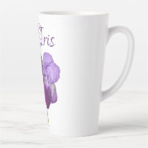 カスタマイズ可能なアイリスガール名パープル春の花