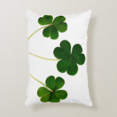 カスタマイズ可能なアイリッシュクローバー枕 アクセントクッション (正面(垂直))