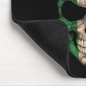 カスタマイズ可能なアイルランドの旗のスカル マウスパッド (コーナー)