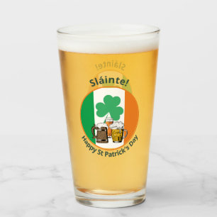 カスタマイズ可能なアイルランド国旗St patricks day タンブラーグラス