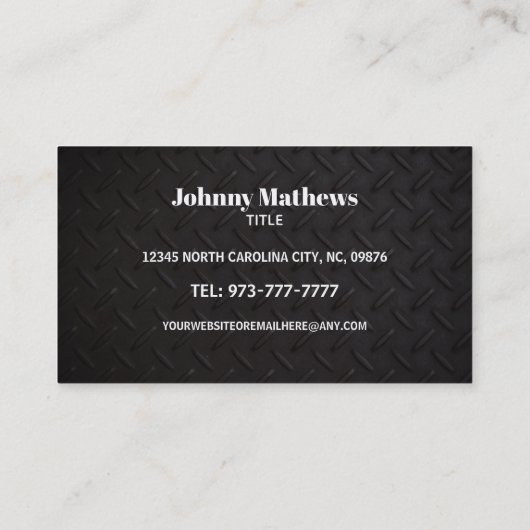 カスタマイズ可能なアスファルト修理名刺 名刺 (裏面)
