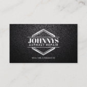 カスタマイズ可能なアスファルト修理名刺 名刺 (正面)