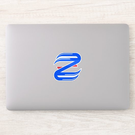 カスタマイズ可能なアスリックレターZチーム シール (コンピューター)