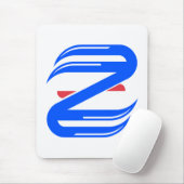 カスタマイズ可能なアスリックレターZチーム マウスパッド (マウス)