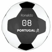 カスタマイズ可能なアスリートユニフォームジャージ名前・ナンバー サッカーボール (正面)