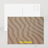 カスタマイズ可能なアタカマ砂漠の砂紋はがき ポストカード (正面/裏面)