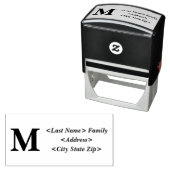 カスタマイズ可能なアドレス セルフインキングスタンプ (インサイチュ)