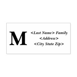 カスタマイズ可能なアドレス セルフインキングスタンプ