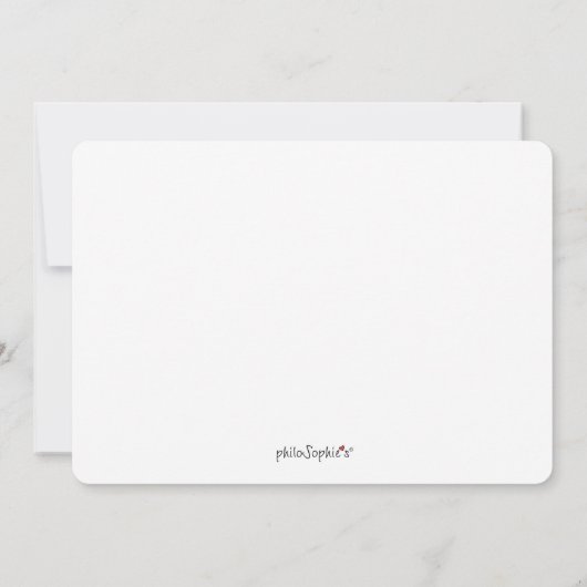 カスタマイズ可能なアバターブライダルブランチ | 巻き毛 招待状 (裏面)