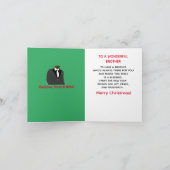 カスタマイズ可能なアフリカ系アメリカ人クリスマス カード (内部)