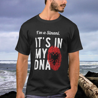 カスタマイズ可能なアルバニアの男性Tシャツ Tシャツ