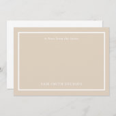 カスタマイズ可能なアーティストサンキューカード サンキューカード (正面/裏面)