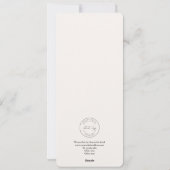 カスタマイズ可能なアーティストブックマークテンプレート シーズンカード (裏面)