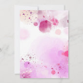 カスタマイズ可能なアートパーティの招待状 子供へ 招待状 (裏面)