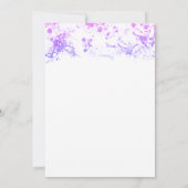 カスタマイズ可能なアートパーティの招待状 招待状 (裏面)