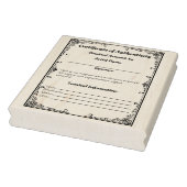 カスタマイズ可能なアートワーク認証プリントヴィンテージ ラバースタンプ (スタンプ)