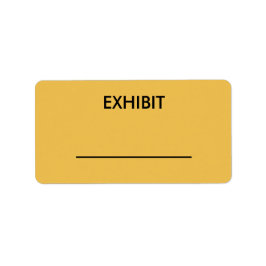 カスタマイズ可能なイエローコートレポーター展示シール ラベル