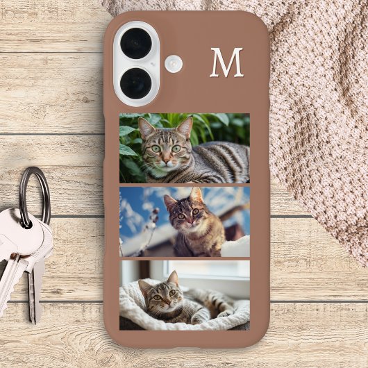 カスタマイズ可能なイニシャル入り猫の写真ギャラリー Case-Mate iPhoneケース