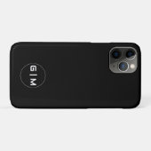 カスタマイズ可能なイニシャル名 Case-Mate iPhoneケース (裏面(横))