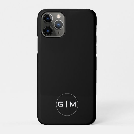 カスタマイズ可能なイニシャル名 Case-Mate iPhoneケース (裏)